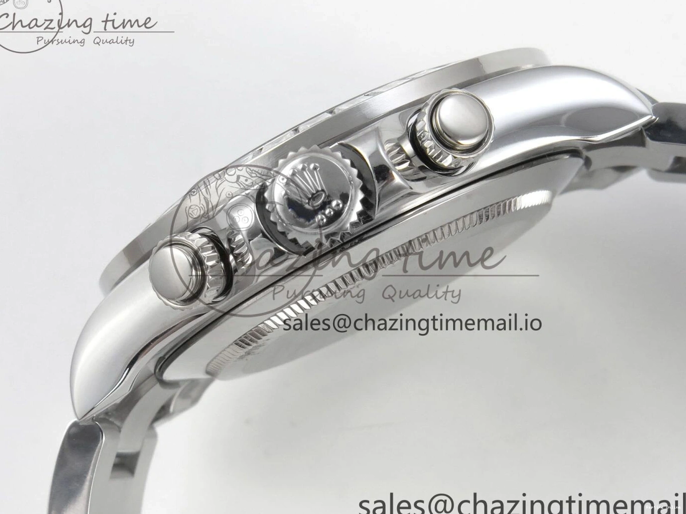 0227 Daytona 116576TBR 3CF 1:1 Best Edition diamonds Bezel Ice Blue Dial on SS Bracelet SH4130 V2(Mod Version) WaterResistant 140